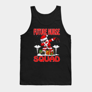 Christmas Future Nurse Squad Reindeer Pajama Dabing Santa Tank Top